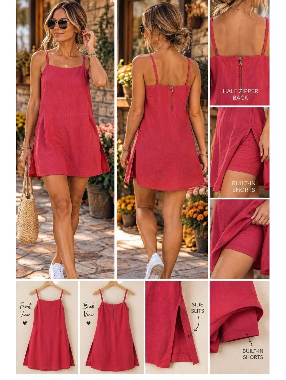 $90 NWT Gap spaghetti strap romper dress